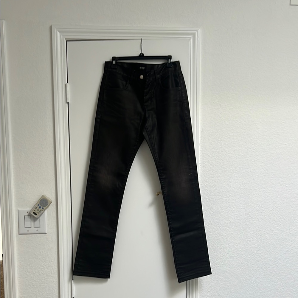 Hudson Jeans Men's Dark Black Straight Jeans